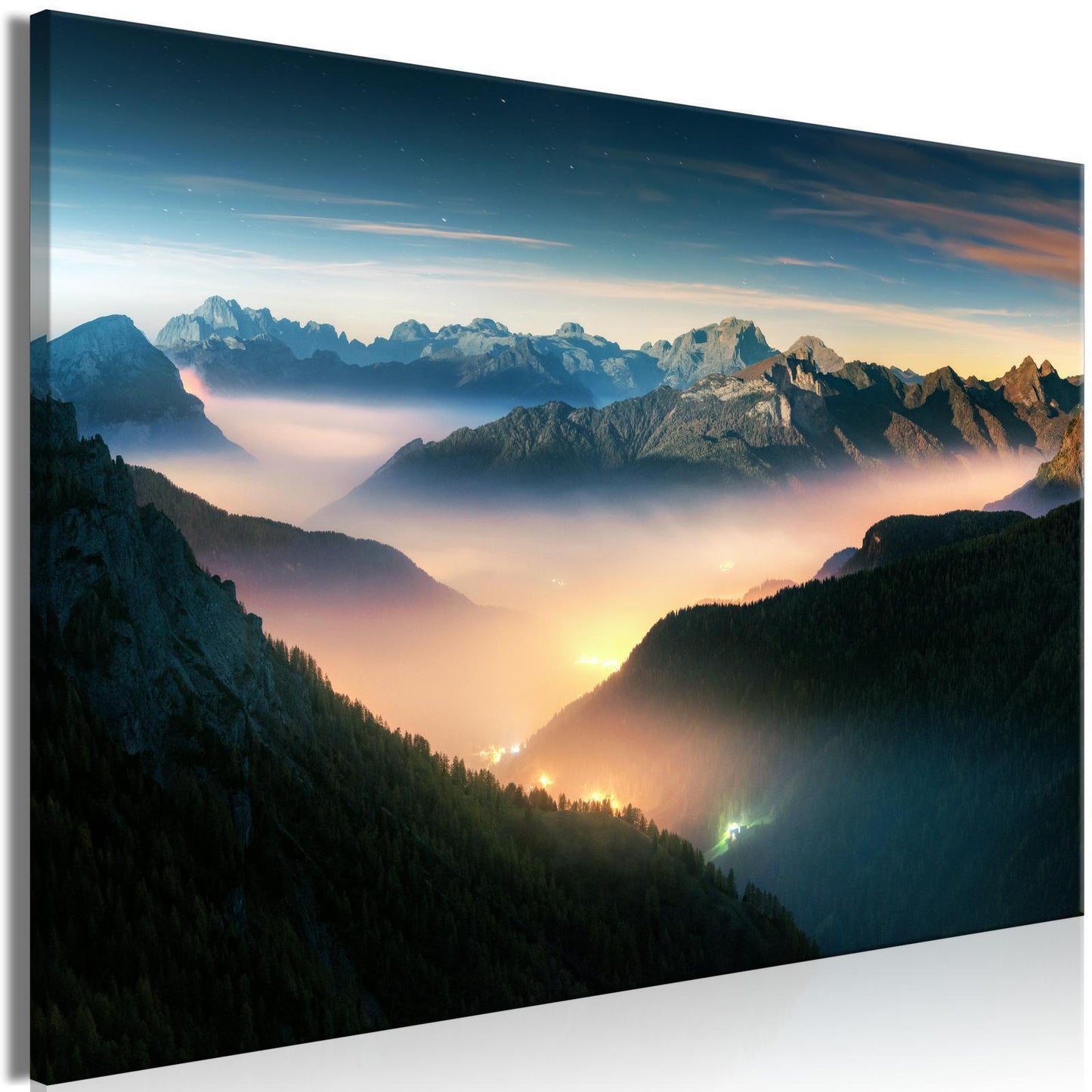 Leinwandbild - Mountain Breath (1 Part) Wide - Second Variant Artgeist
