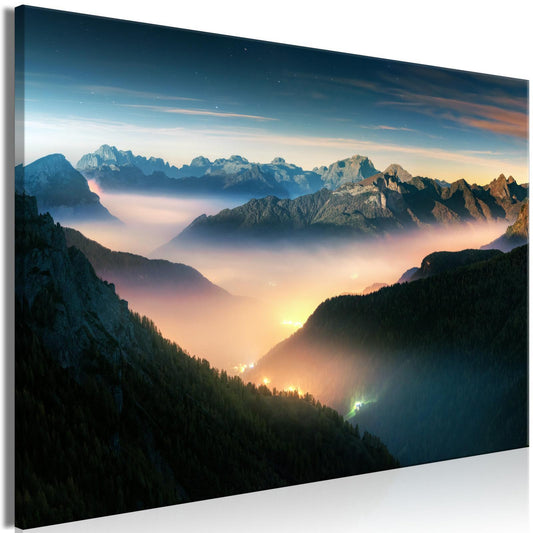 Leinwandbild - Mountain Breath (1 Part) Wide - Second Variant Artgeist