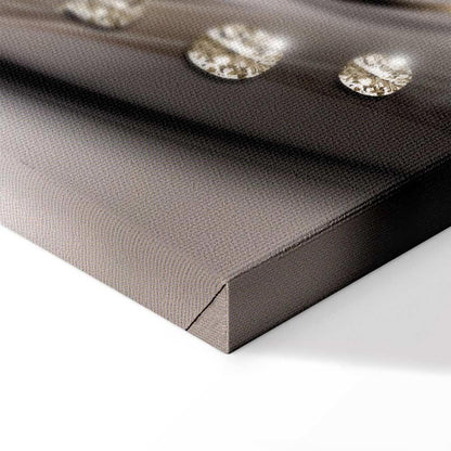 Leinwandbild - Orchid with Diamonds