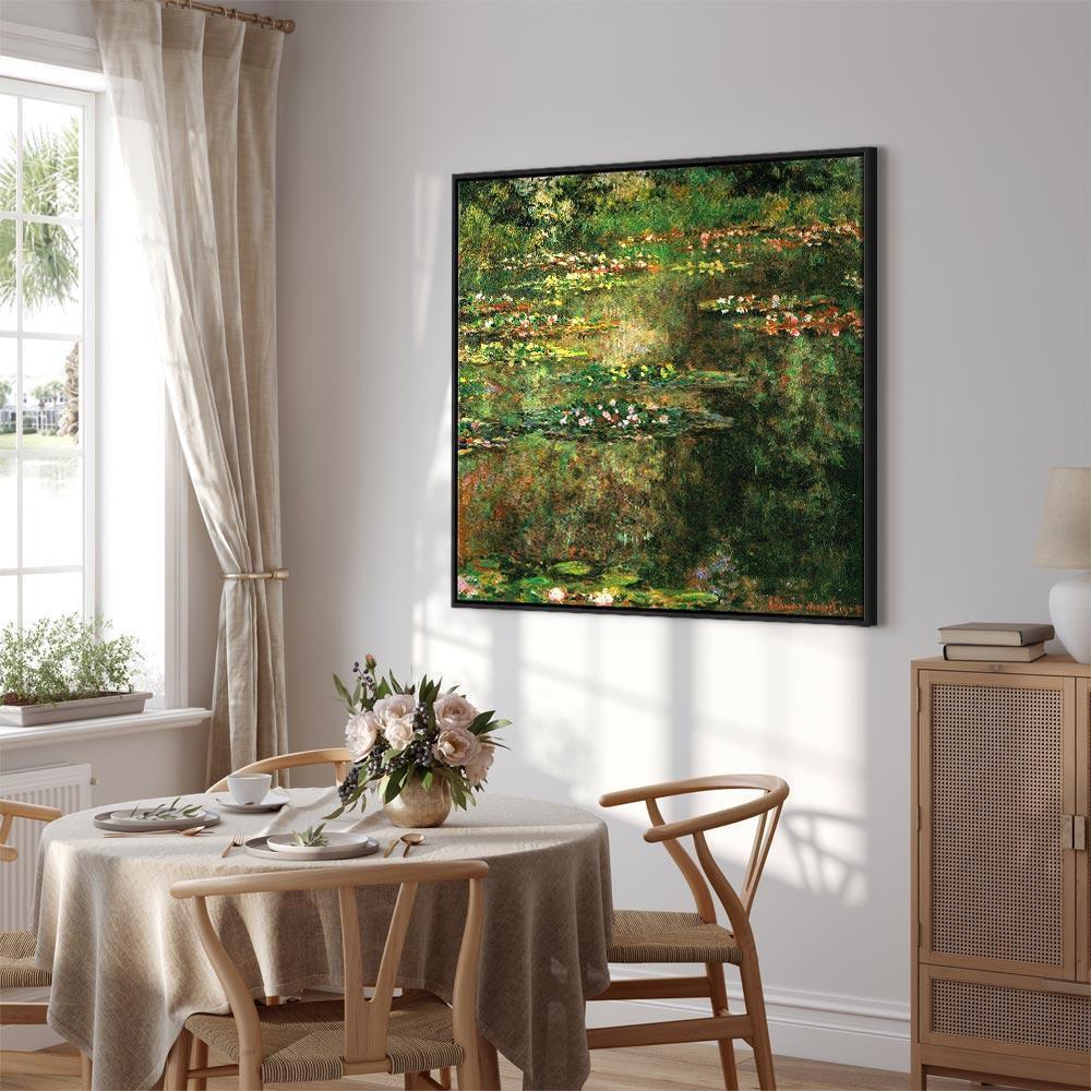 Leinwandbild - Claude Monet – Pond With Water Lilies