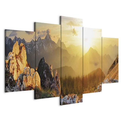 Leinwandbild - Sun Salutation