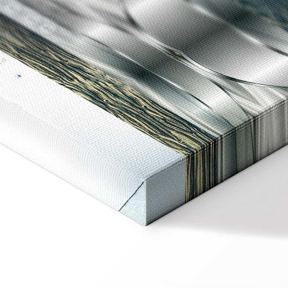 Leinwandbild - Metal World Map