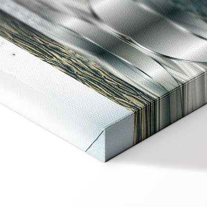 Leinwandbild - Metal World Map