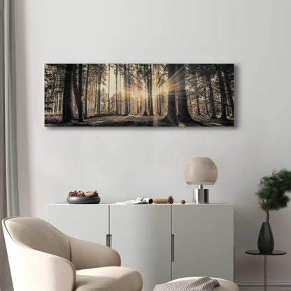 Leinwandbild - Forest Sun Artgeist