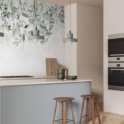 Fototapete - Foggy Nature - Green