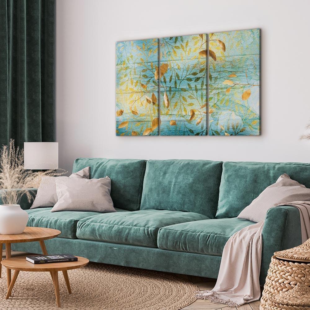 Leinwandbild - Golden Harvest (3 Parts)