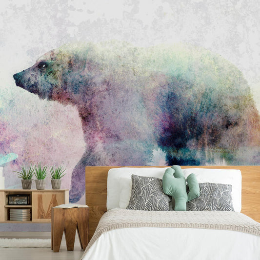 Fototapete - Lonely Bear Artgeist