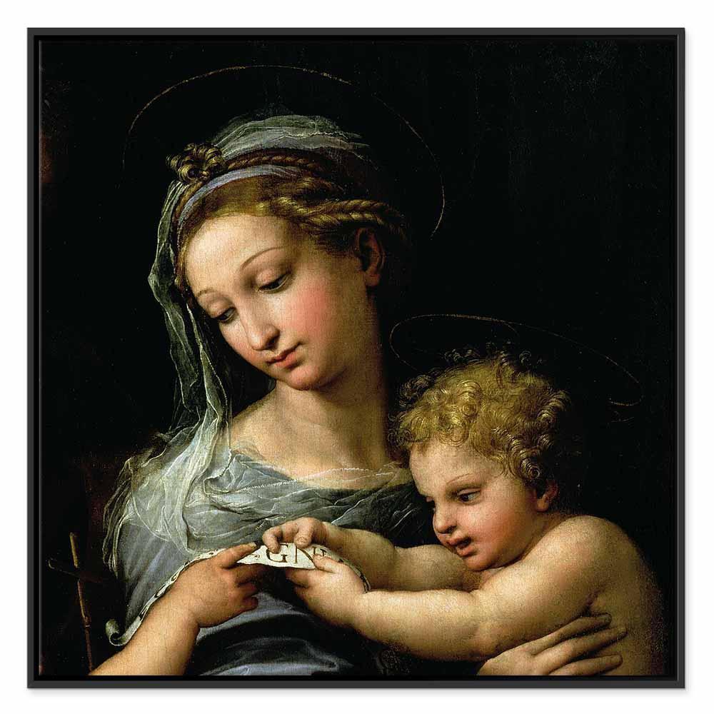 Leinwandbild - Rafael Santi – The Virgin of the Rose