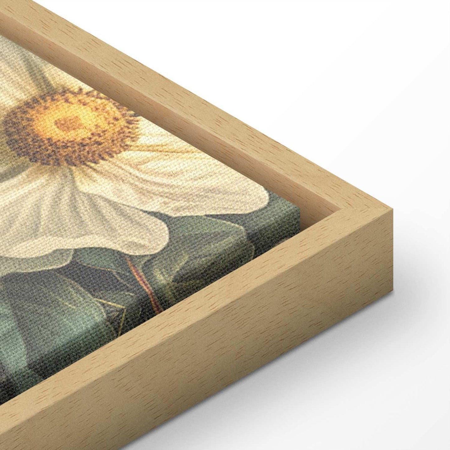 Leinwandbild - Flowers, birds and butterflies – vintage-style illustration