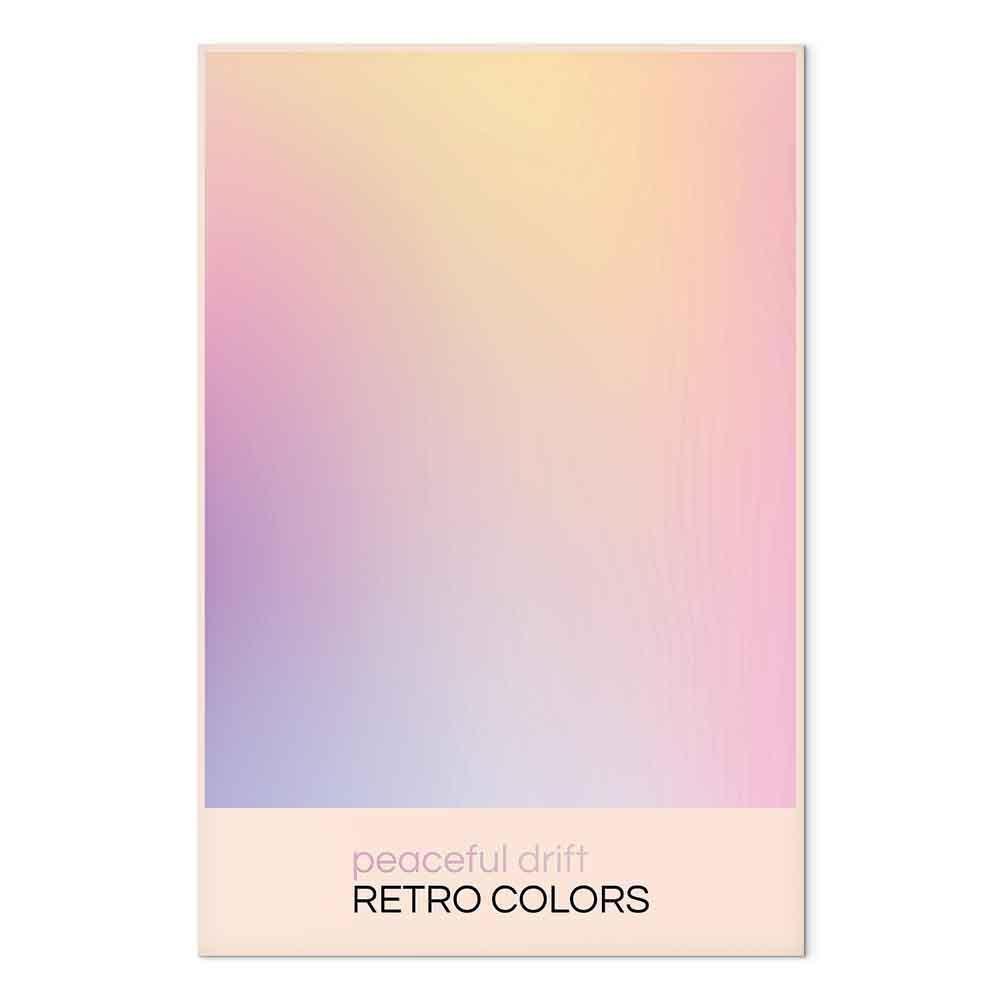 Leinwandbild - Peaceful Drift - Delicate Pastel Shades Creating a Harmonious Whole