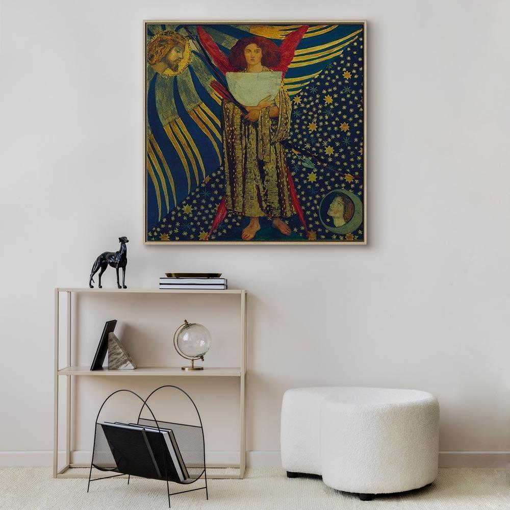 Leinwandbild - Dante Gabriel Rossetti – Dantis Amor