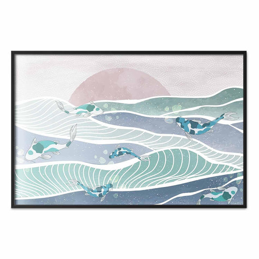 Poster - Fish on the Waves