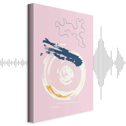 Leinwandbild - Pink Accent (1 Part) Vertical