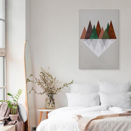 Leinwandbild - Symmetrical Land (1 Part) Vertical