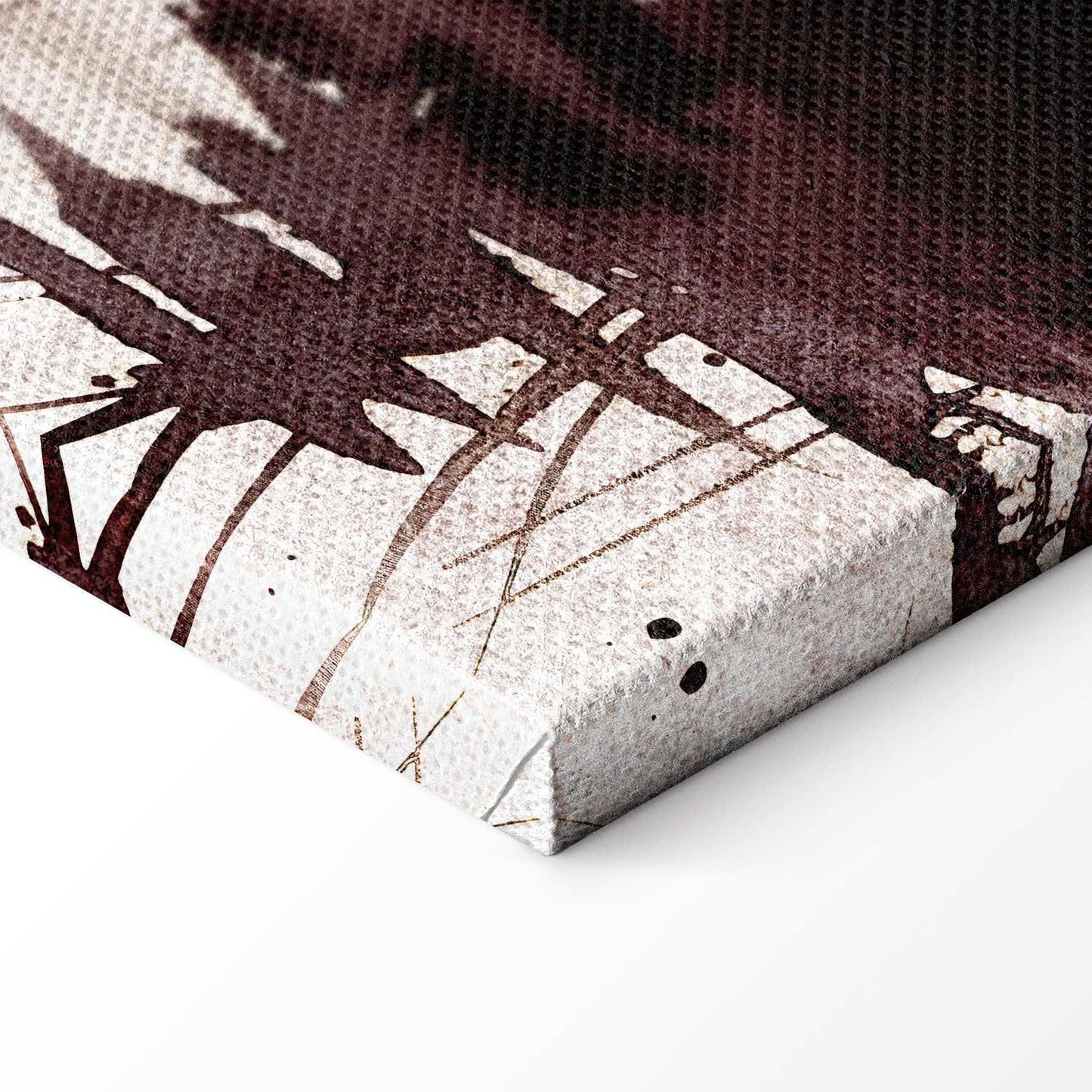 Leinwandbild - Herons painted with ink