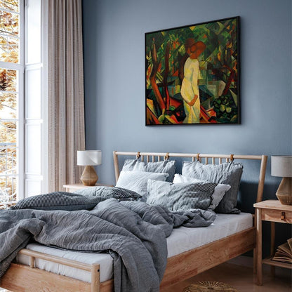 Leinwandbild - August Macke – Paar im Wald