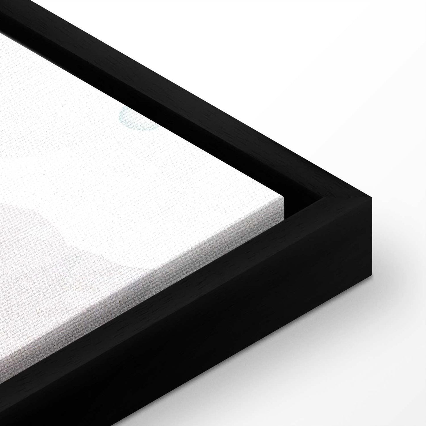 Leinwandbild - Letters Above the Rainbow - Letters Among Streams of Rain and Clouds with a Rainbow Moon and Stars on a Light Background