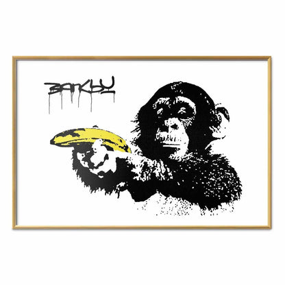 Poster - Banksy: Monkey with a Banana