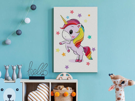 Malen nach Zahlen - Rainbow Unicorn