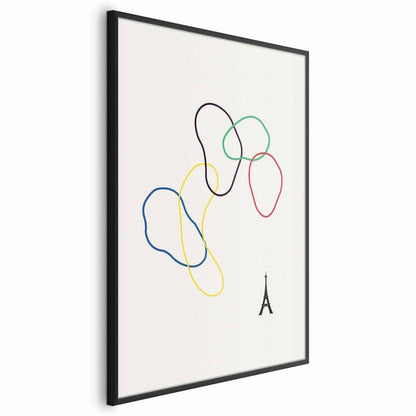 Poster - Colorful Circles - digital graphic - minimalism