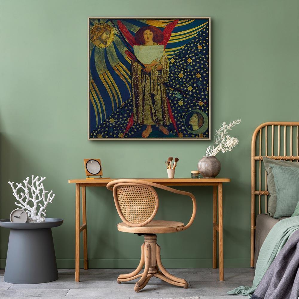 Leinwandbild - Dante Gabriel Rossetti – Dantis Amor