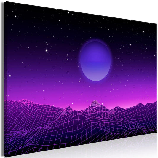 Leinwandbild - Futuristic landscape 2 (1 Part) Wide Artgeist