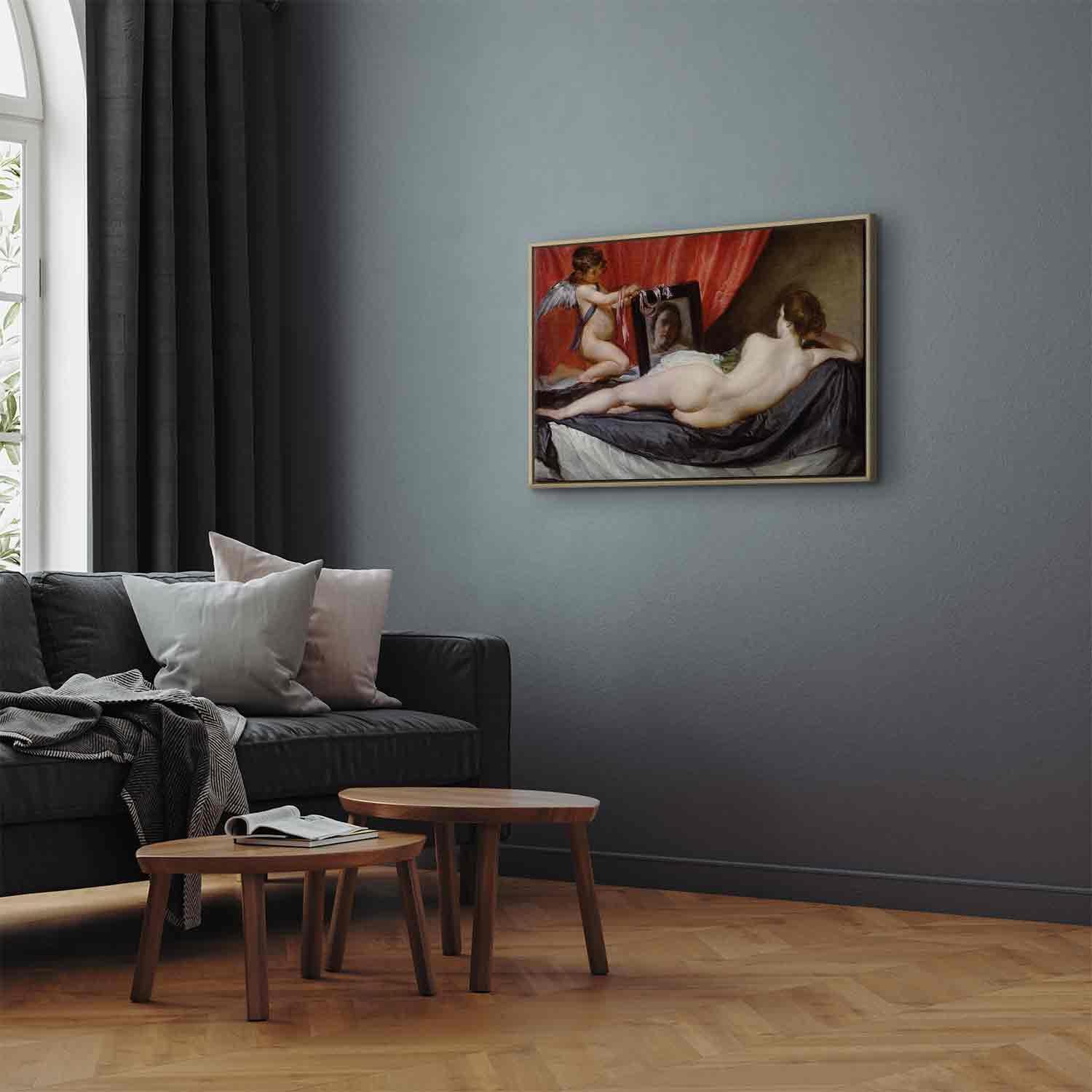 Leinwandbild - The Rokeby Venus (Diego Velázquez) Artgeist