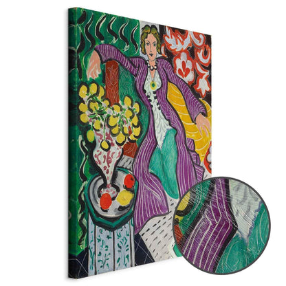 Leinwandbild - Henri Matisse – Woman in a Purple Coat