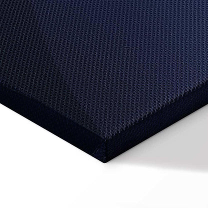 Leinwandbild - In the Shadow of Classic Blue (1-part) - Golden Circle in Abstraction