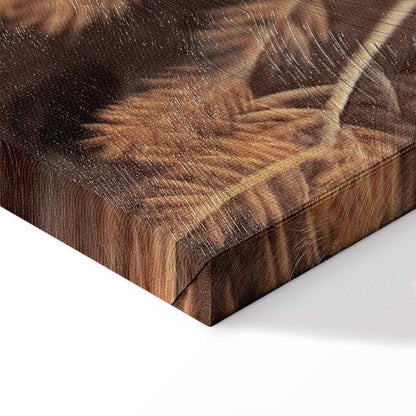 Leinwandbild - Golden Cone (1 Part) Vertical