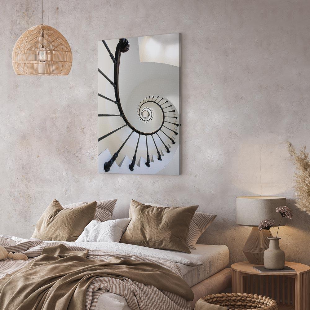 Leinwandbild - Endless Stairs (1 Part) Vertical