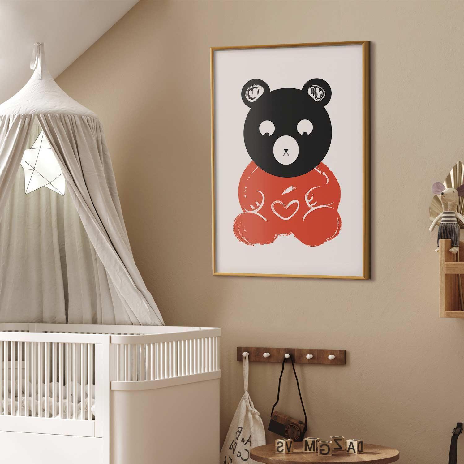 Poster - Thoughtful Bear Artgeist