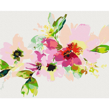 Malen nach Zahlen - Colourful Flowers