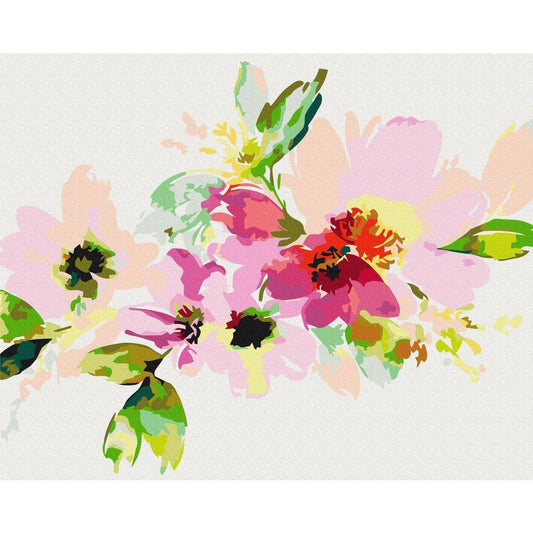 Malen nach Zahlen - Colourful Flowers