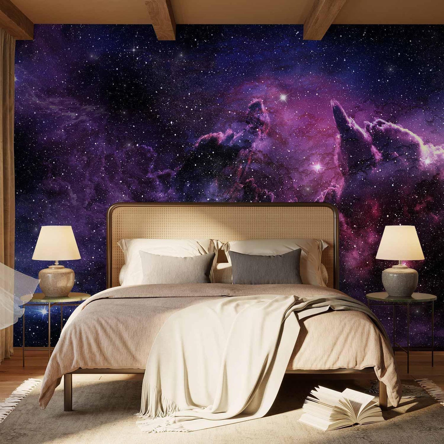 Fototapete - Purple Nebula