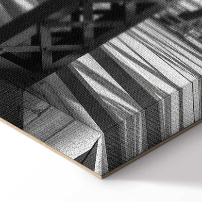 Leinwandbild - Bridge at Morning (1 Part) Vertical