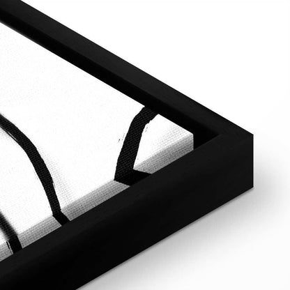 Leinwandbild - White Monstera (1 Part) Vertical