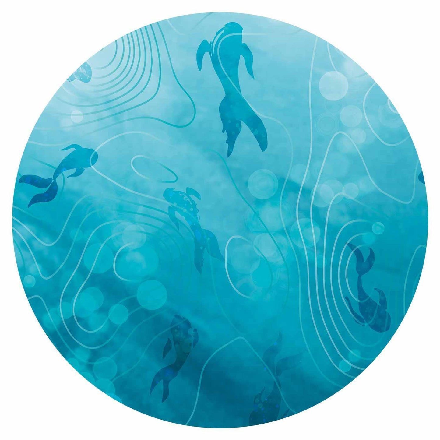 Runde Fototapete - Japanese pond