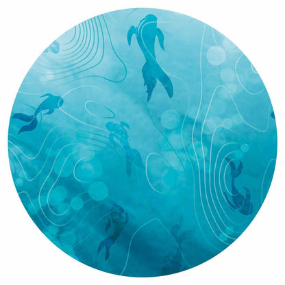 Runde Fototapete - Japanese pond