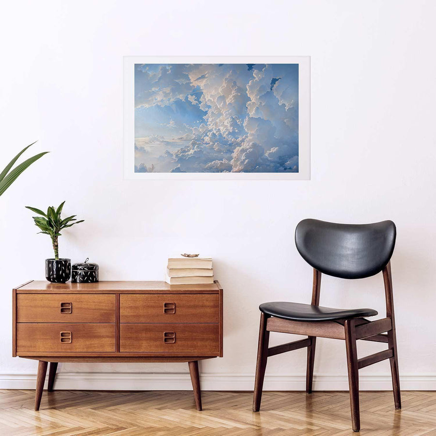 Poster - The Sun Revealing Cloud Secrets: Spectacular Sky Images Artgeist