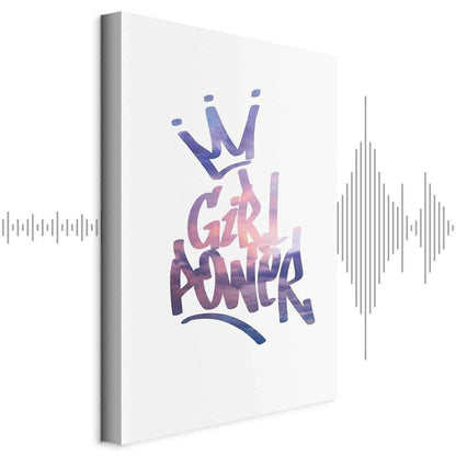 Leinwandbild - Girl Power (1 Part) Vertical