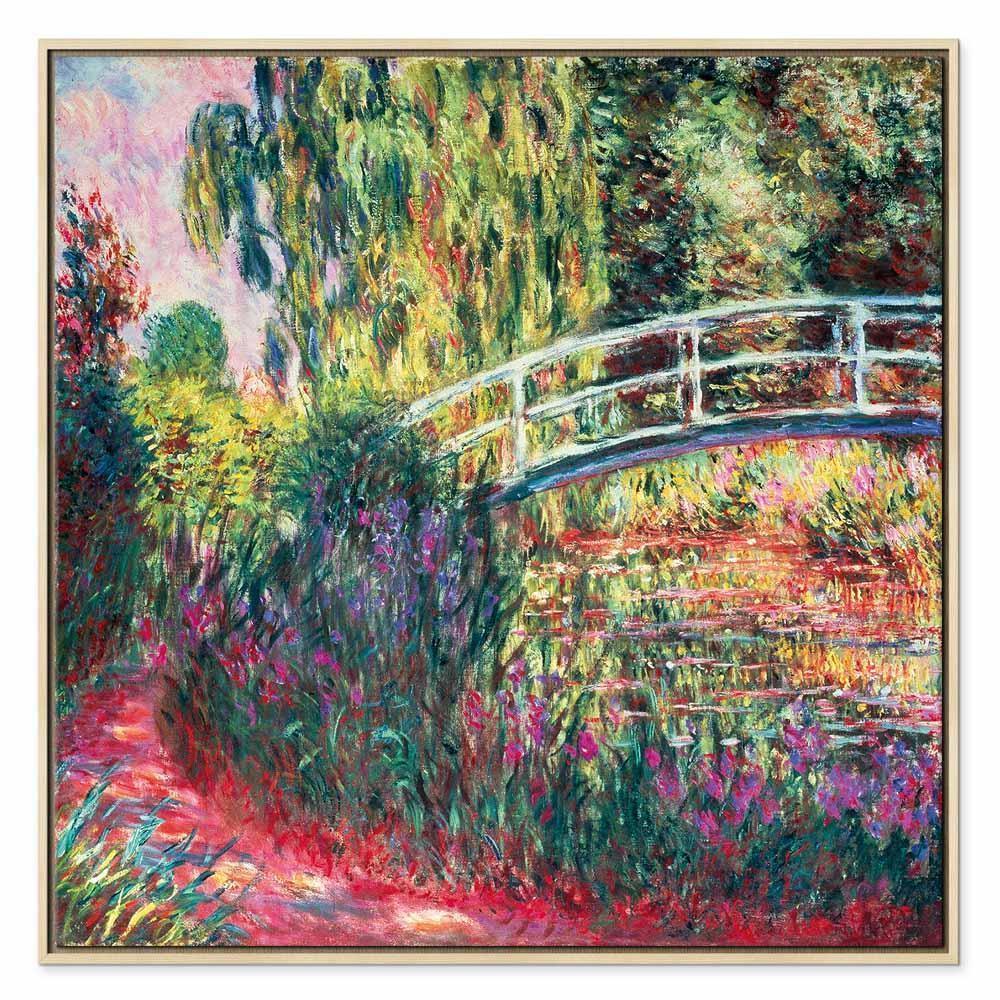 Leinwandbild - Claude Monet – The Japanese Footbridge