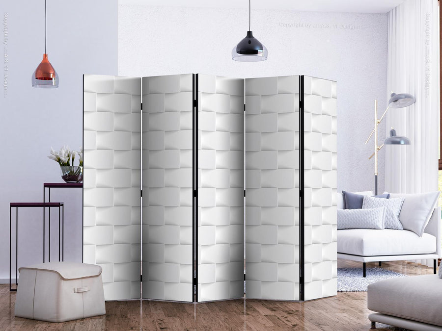Paravent „Abstraktes Design II“ – 5-teiliger Raumteiler