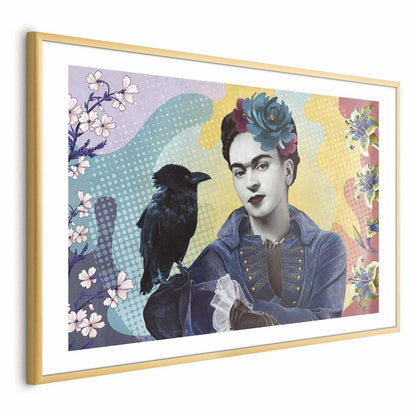 Poster „Totemische Frida“ – Farbenfrohes Kunstmotiv