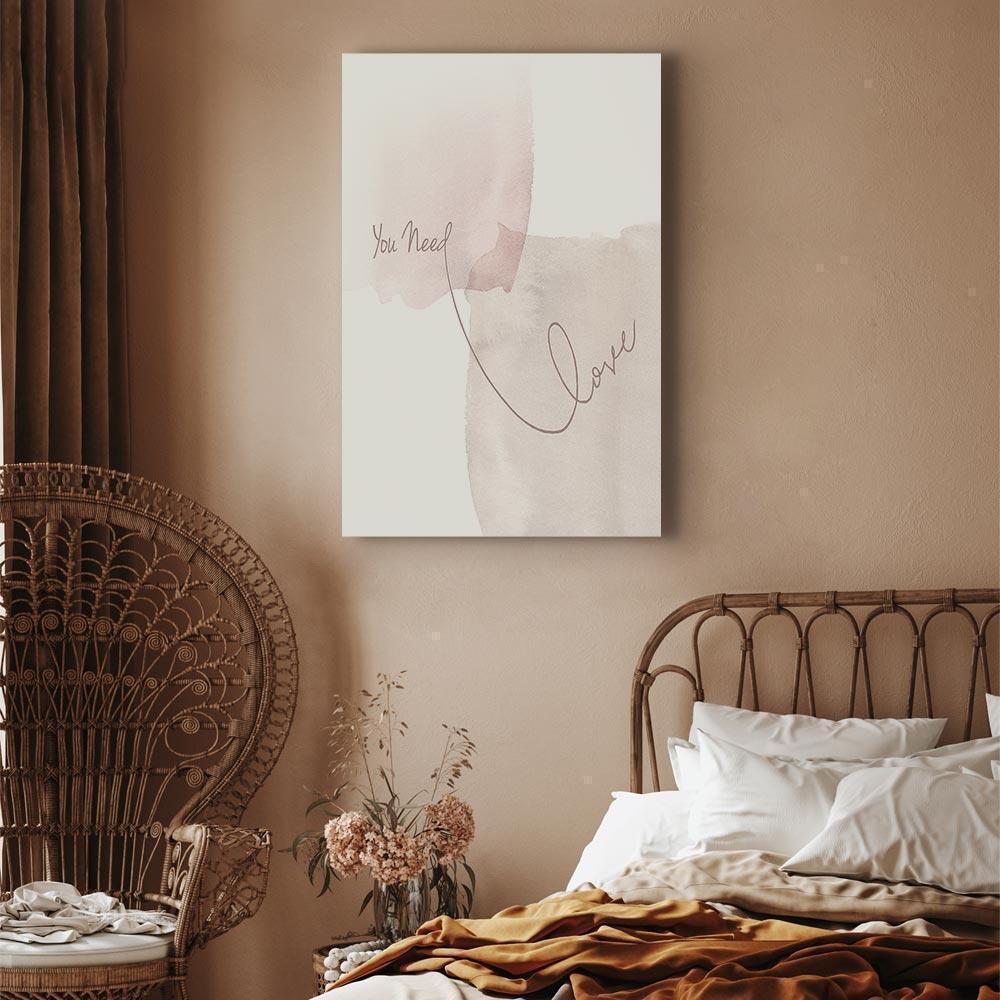 Leinwandbild - You Need Love (1 Part) Vertical