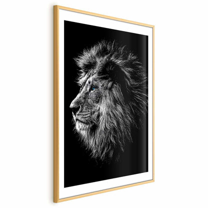 Poster - Blue-eyed Lion Artgeist