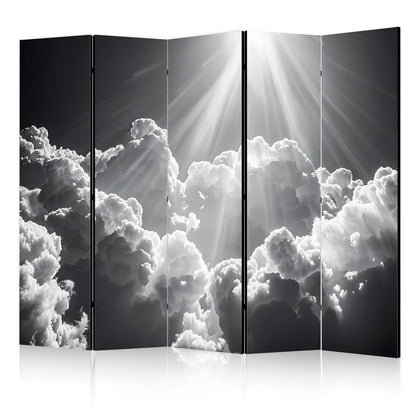 Paravent - Hope in the Clouds: Inspiring Rays of the Sun – Awaken Emotions Artgeist