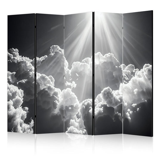 Paravent - Hope in the Clouds: Inspiring Rays of the Sun – Awaken Emotions Artgeist