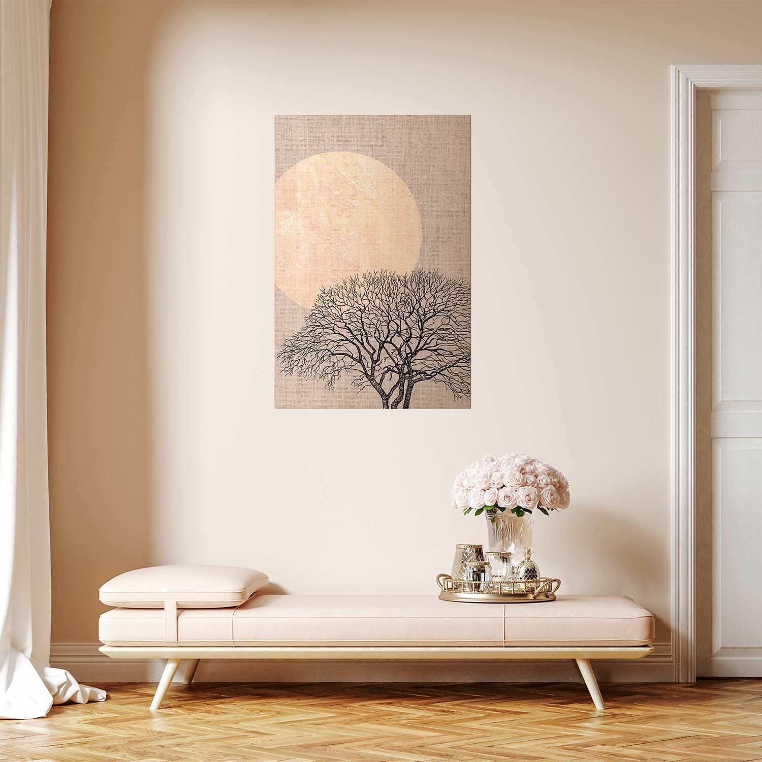 Poster - Morning Full Moon Artgeist