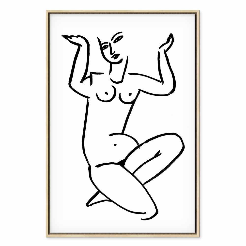 Leinwandbild - Uncertain Encouragement (1 Part) Vertical